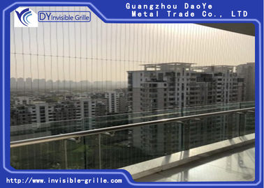 Garis Keras Keselamatan Panggangan Perlindungan Balkon Memberikan Pemandangan Yang Sangat Baik