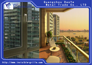 Keselamatan Anak 2mm Aluminium Windows Invisible Net