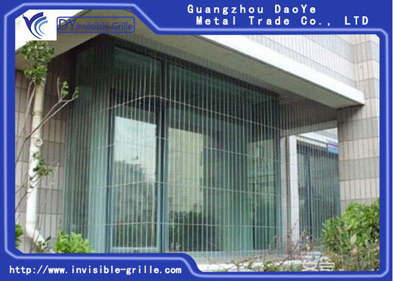 Anti Korosi 316 SS Wire Invisible Safety Grille Untuk Balkon