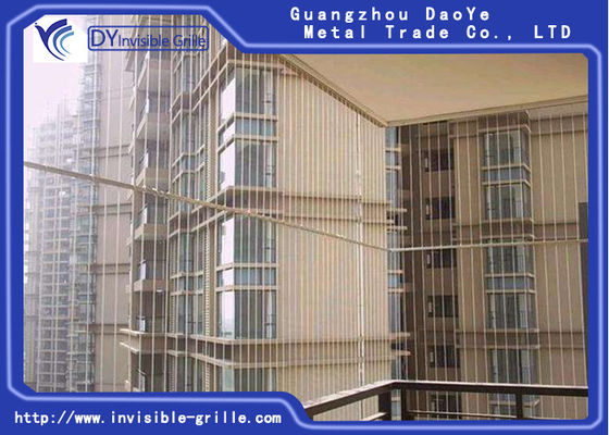 Perlindungan Hewan Peliharaan Anak-anak Dia3.0mm Stainless Wire Safety Invisible Grilles