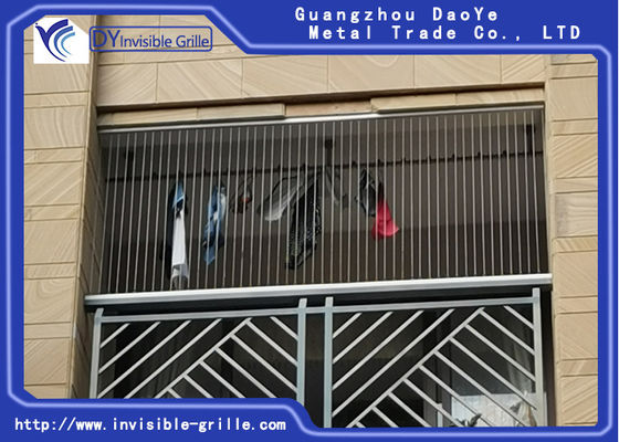 Panggangan Pengaman Tak Terlihat 7X7 Anti Karat Tali Kawat Baja Tahan Angin Perlindungan