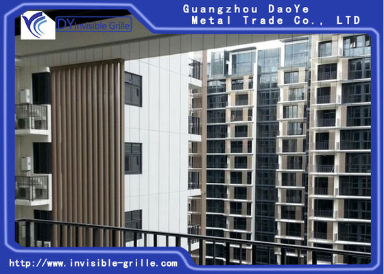 Modern SS316 6m / Set Panggangan Tak Terlihat Untuk Balkon