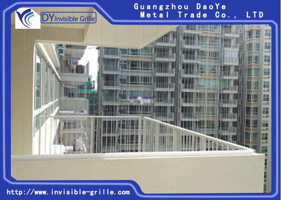 316 Kisi-kisi Tak Terlihat Balkon Tetap Stainless Steel