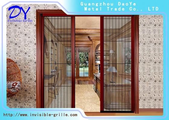 Roller Serangga Profil Aluminium Pintu Layar Tak Terlihat Ditarik