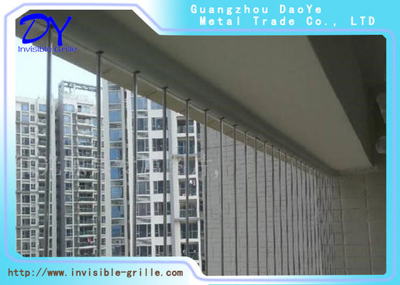 2m / set Instalasi Vertikal Saluran Jendela Aluminium Tak Terlihat