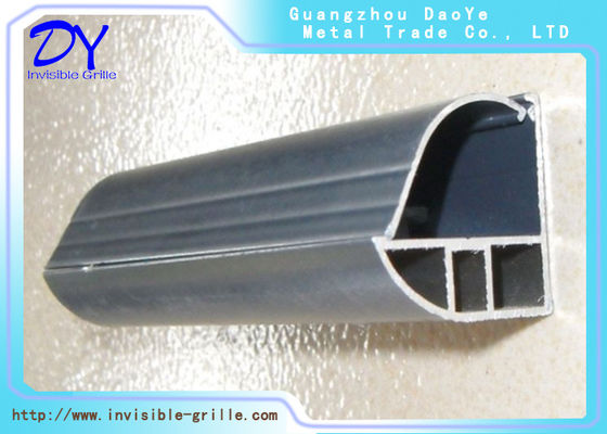 Panggangan Kawat Baja Perlindungan Aluminium Jalur Kereta Tak Terlihat Dipoles