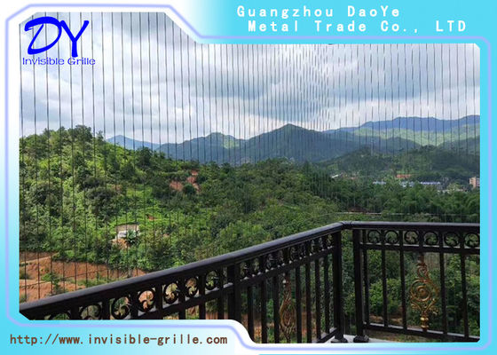 Jendela 2.0mm Stainless Steel Wires Sliding Invisible Grille