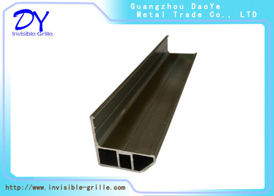 2m / Set Aluminium Rail Track Window Invisible Grille 316 Wire Vertical Installation