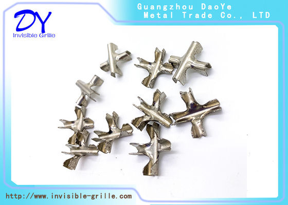 Klip Silang 2.0mm Untuk Kawat Kekuatan Tarik Kisi-Kisi Keamanan Tak Terlihat 316 304