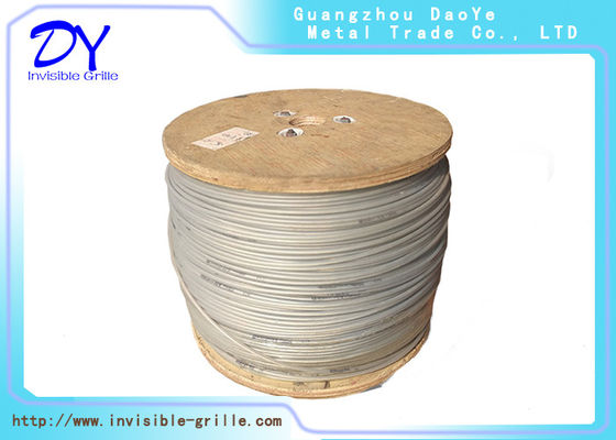 304 Jenis Jendela Kawat Baja Tahan Karat Tak Terlihat Grille Steel Wire Mesh