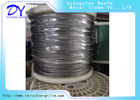 Teflon 316 Stainless Steel Wire 2.0mm Kisi-kisi Keamanan Tak Terlihat