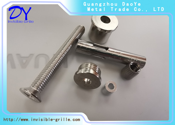 Retainer Rel Kawat Stainless Steel Untuk Kisi-kisi Keamanan Tak Terlihat Keamanan Rumah