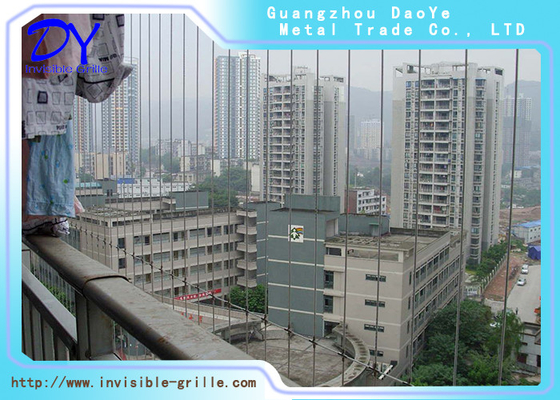 316 Stainless Steel Wire Rope Balkon Kisi Tak Terlihat Fungsi Anti Pencurian