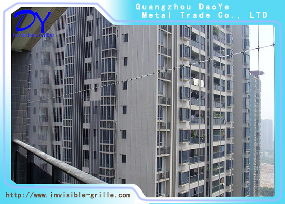 304 Stainless Steel Wire Rope Balkon Kisi Tak Terlihat Anti Karat